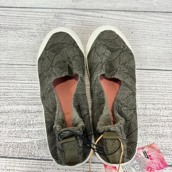 Roxy Women's Olive Leaf Printed Slip On Shoes Size 10 - Picture 8 of 10